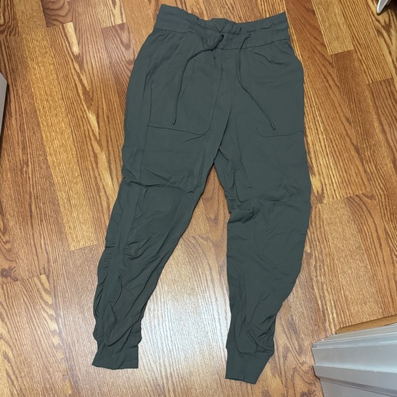Women's  Olive Green Jogger Pants - Picture 1 of 3
